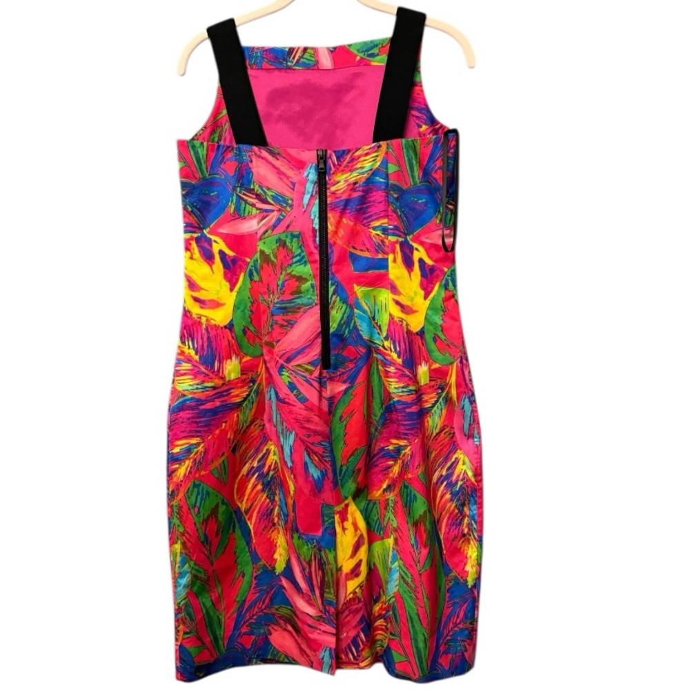 Milly Floral Printed Sheath Dress Size 10 - Picture 4 of 9